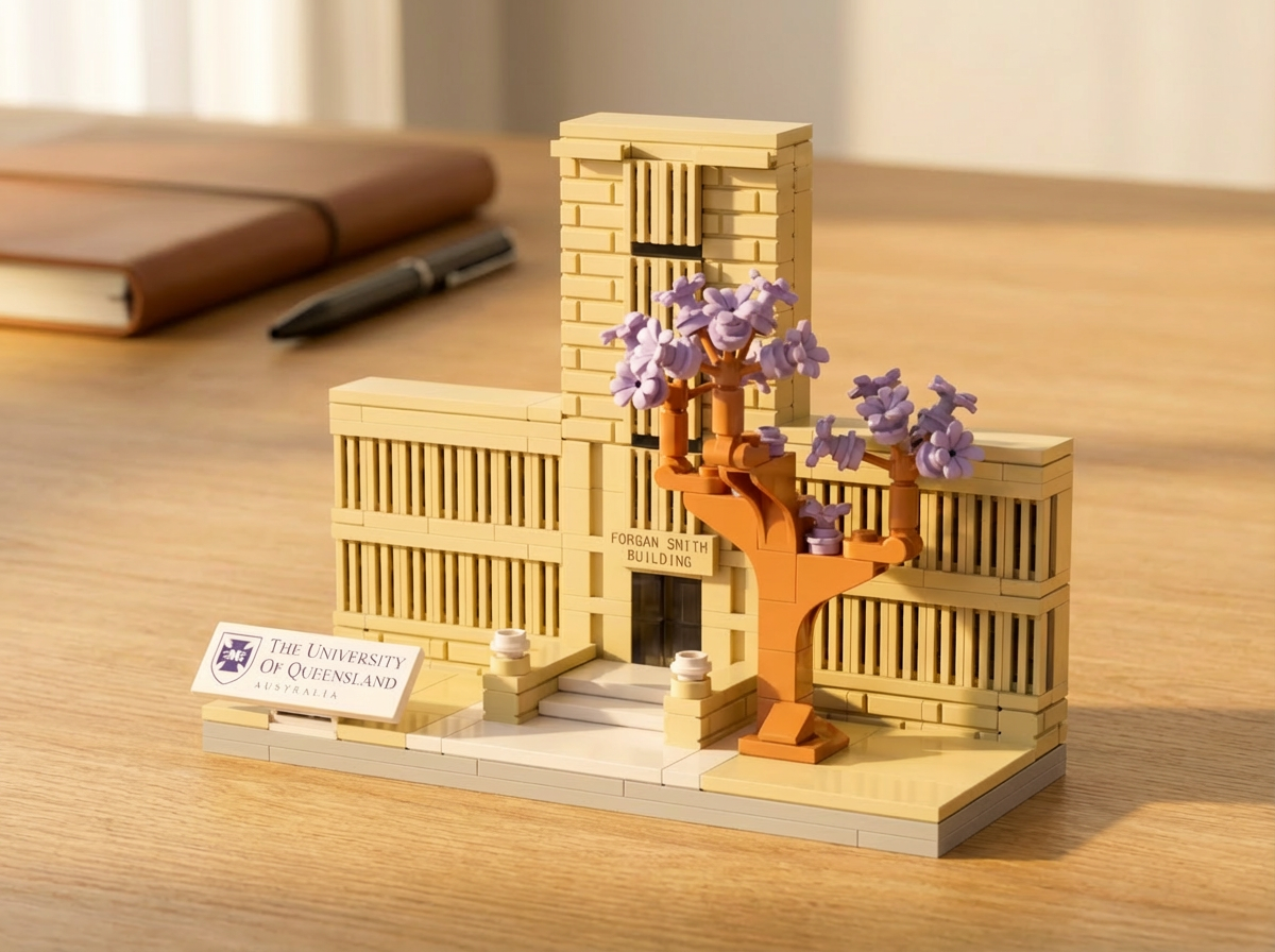UQ Main Building Mini Brick Set