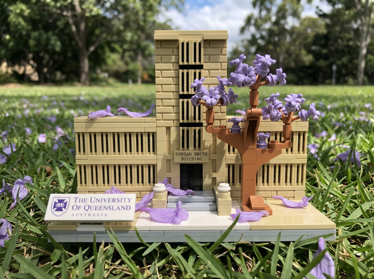 UQ Main Building Mini Brick Set